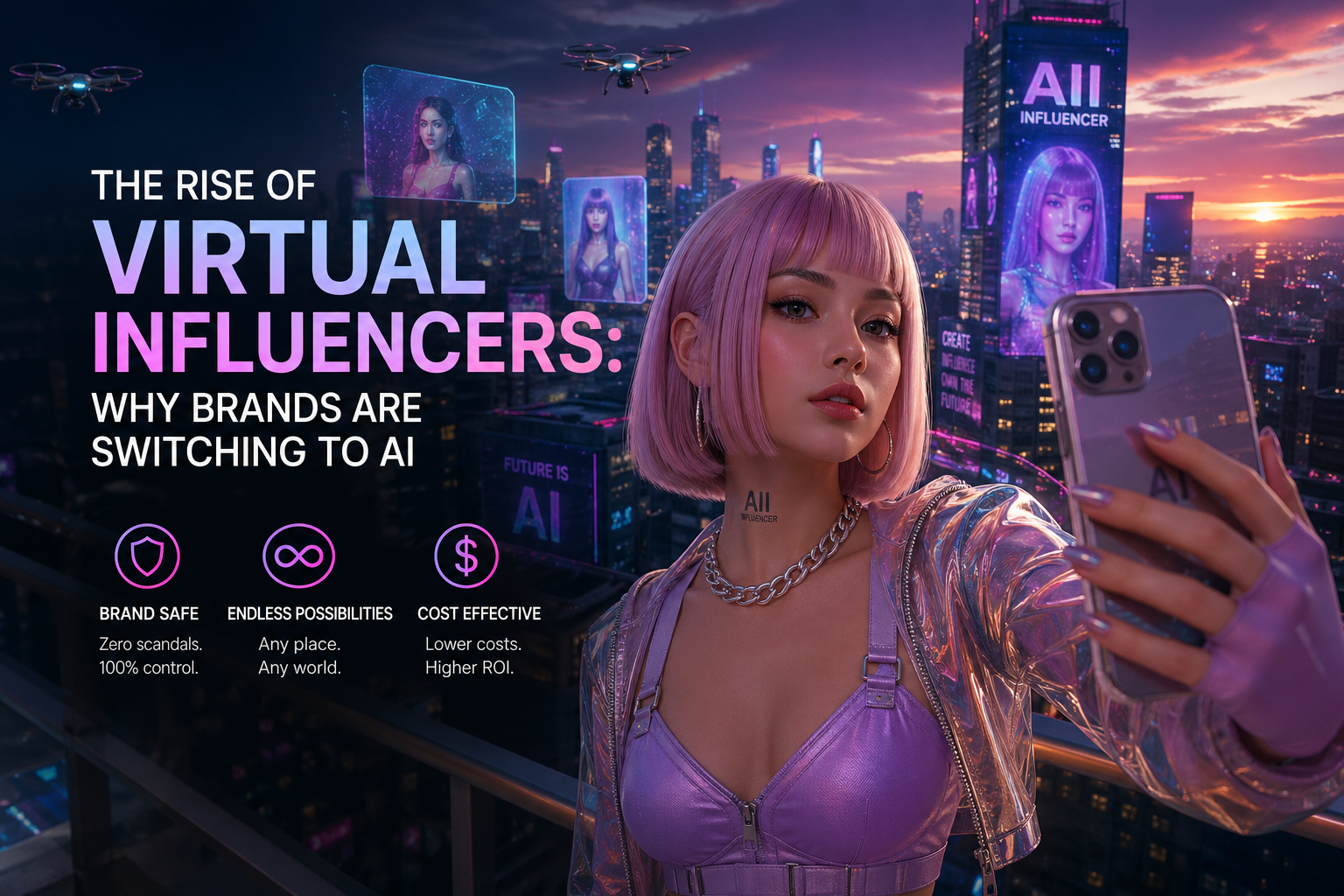 AI Influencer Creative Scene