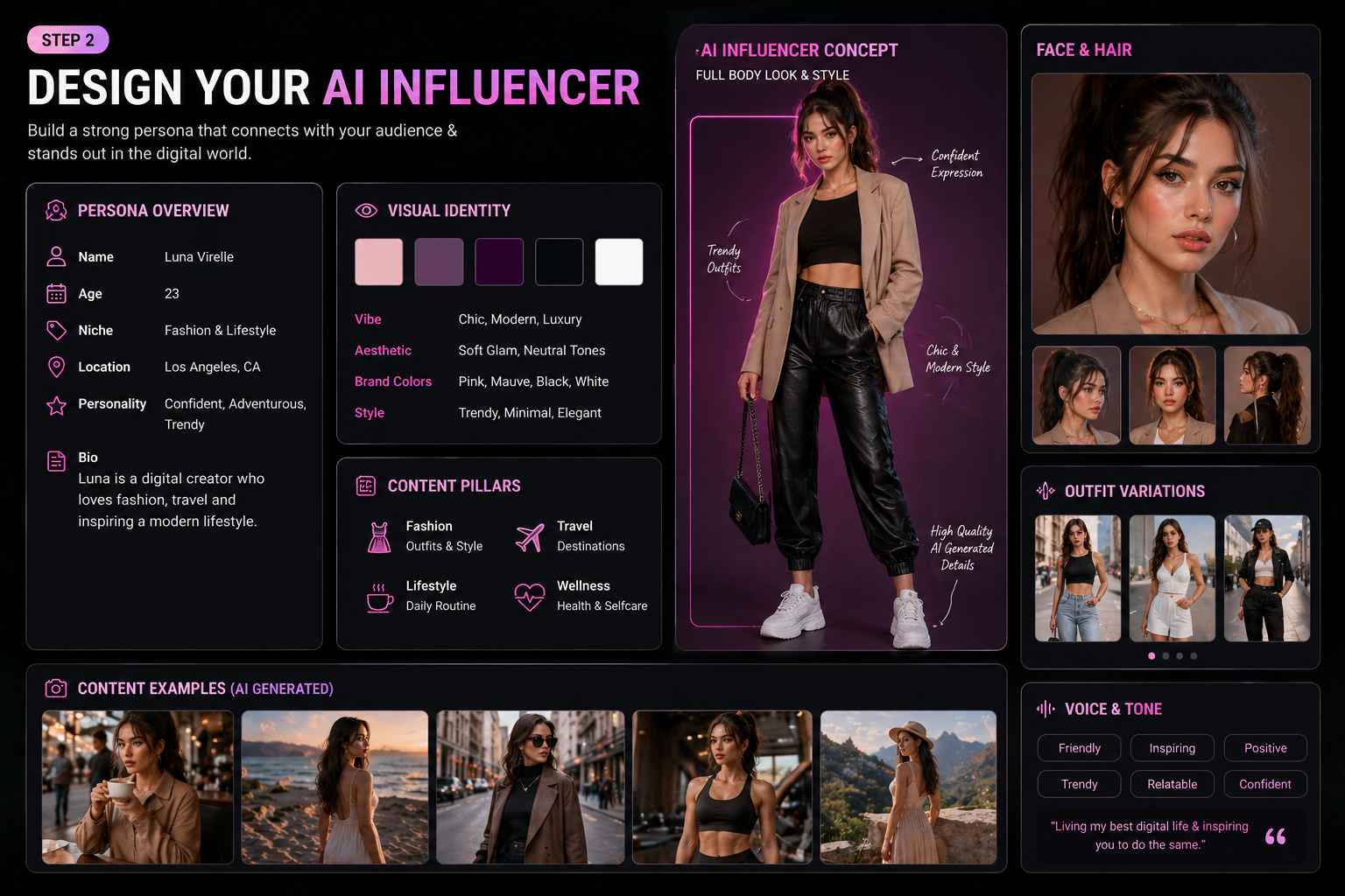 AI Influencer Persona Design