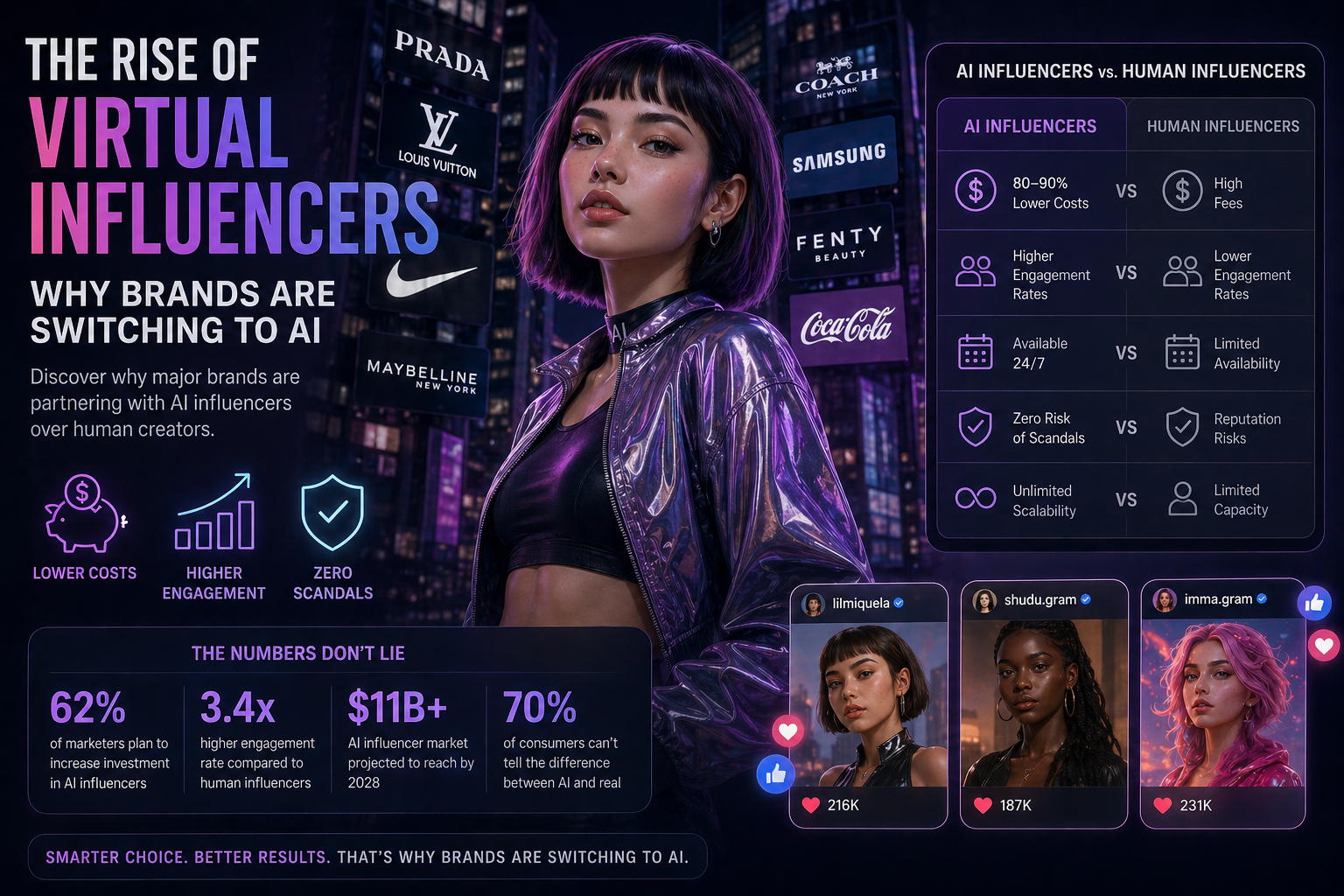 Virtual Influencer AI Model